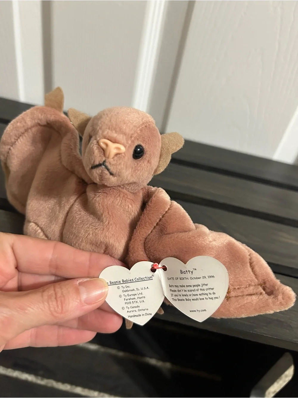 Holiday TY Beanie Babies NWT Gobbles, Spinner, and Batty